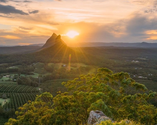 Glasshouse mountains Sunshine Coast